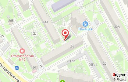 Единая Россия, Железнодорожный район на карте