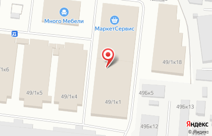 Магазин мягкой мебели в Новосибирске на карте