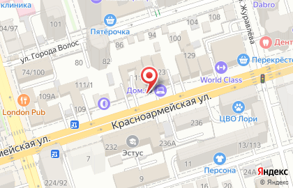 Банкомат Вбрр на Красноармейской улице на карте