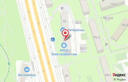 Супермаркет Пятёрочка в Москве на карте