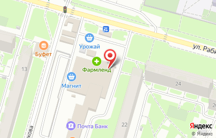 Банкомат ИнвестКапиталБанк в Кировском районе на карте