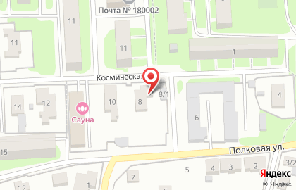 Саша на Космической улице на карте