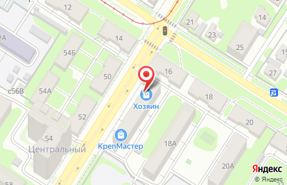 Магазин Хозяин в Туле на карте
