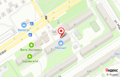 Магазин косметики и бытовой химии Магнит Косметик на улице Колотилова на карте