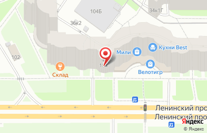 Магазин Градусы на ​Ленинском проспекте на карте