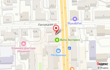 Магазин трикотажных изделий и текстиля Миратекс на улице Ленина на карте