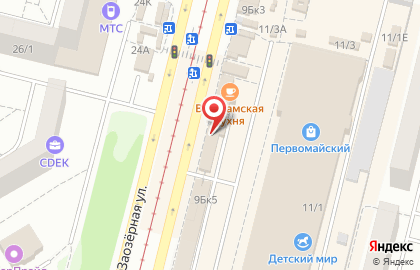 Кафе быстрого питания Vertel в Советском районе на карте