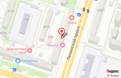 Магазин разливного пива Хмельбург в Ленинском на карте