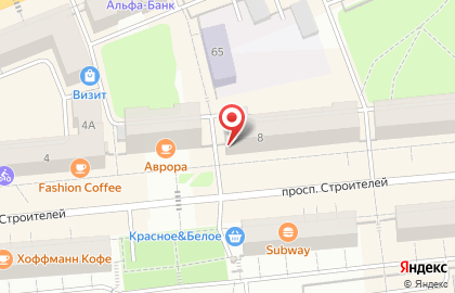 Банкомат МТС банк на проспекте Строителей на карте