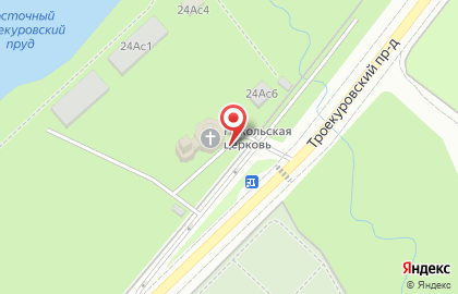Троекуровское кладбище на карте