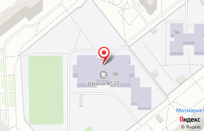 Средняя общеобразовательная школа №22 на улице Грибоедова на карте