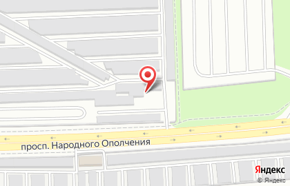 Всероссийское общество автомобилистов на проспекте Народного Ополчения на карте