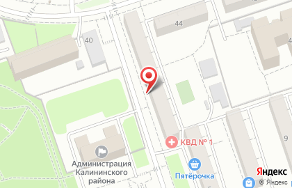 Детская городская поликлиника №4 на Черниковской улице на карте