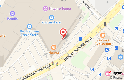 Цветочный магазин в Москве на карте