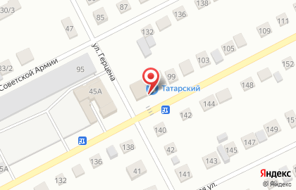 Продуктовый магазин Татарский на Инициативной улице на карте