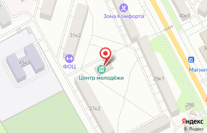 Центр молодёжи в Железногорске на карте