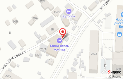 Автосервис Пекин на улице Курнатовского на карте