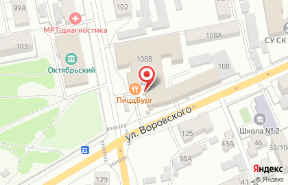 Мастер Вкуса в Октябрьском районе на карте