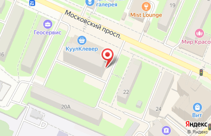 Химчистка-прачечная МаксиКлин на Московском проспекте на карте