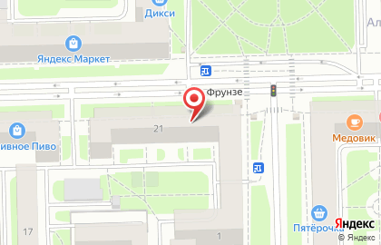 Фирменный магазин кондитерских изделий Невские Берега на метро Парк Победы на карте