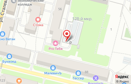 Автостоянка в Вологде на карте