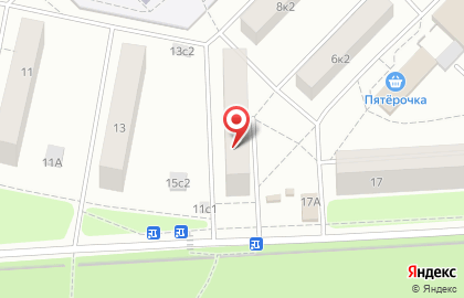 Аист на улице Головачёва на карте