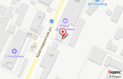 Универсальная типография Издат-Черноземье на Краснодонской улице на карте