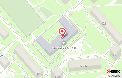 Гимназия №284, Кировский район на карте