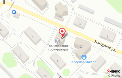Сосногорская транспортная прокуратура на карте