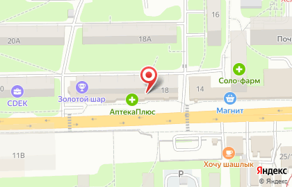 Ломбард Рубин на улице Нахимова на карте