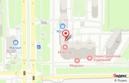 МедСтандарт на проспекте Вячеслава Клыкова на карте