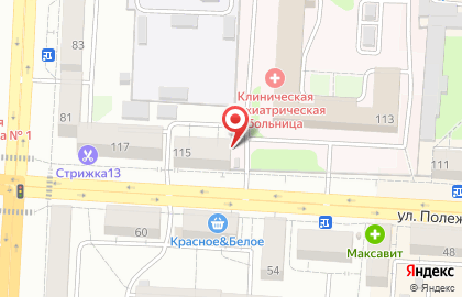 Рыбный магазин Океан на улице Полежаева на карте