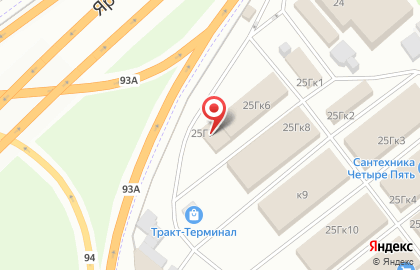 Торгово-строительный комплекс Тракт-Терминал на Коммунистической улице на карте