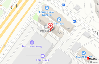 Многопрофильная компания Почта-багаж на улице Красная Сосна на карте