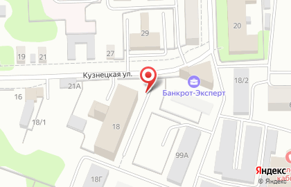 EDA-kafe на Кузнецкой улице на карте