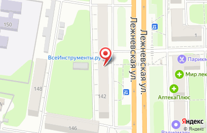 Чебуречная на Лежневской улице на карте