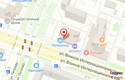 Наш на карте