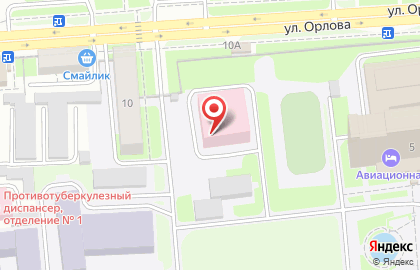 Медико-санитарная часть Ульяновский институт гражданской авиации им. Б.П. Бугаева на карте