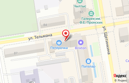 Мебельный салон Командор на улице Щетинкина на карте