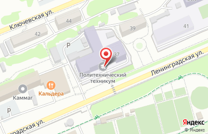Камчатский политехнический техникум в Петропавловске-Камчатском на карте