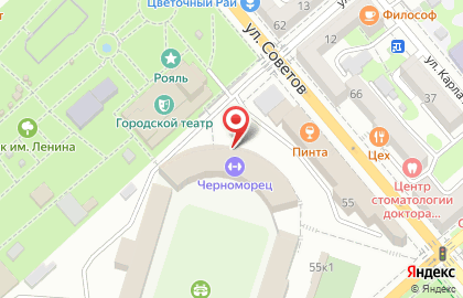 Городская общественная организация Новороссийская футбольная лига на карте