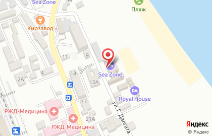 Гостиница Sea Zone на карте