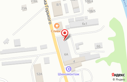 Производственная компания на улице М.Горького на карте