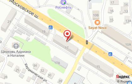 Магазин у дома Бристоль на Московском шоссе на карте