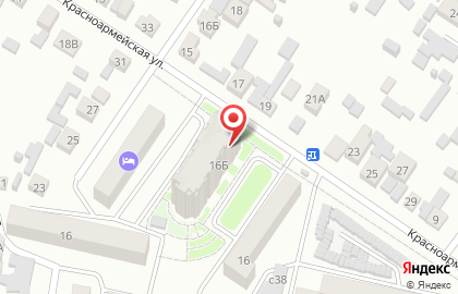 Аптека Тридцать шесть и шесть на Красноармейской улице на карте