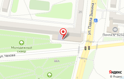 Городская библиотека №2 в Екатеринбурге на карте