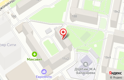 Самоцвет, ювелирный магазин на проспекте Машиностроителей на карте