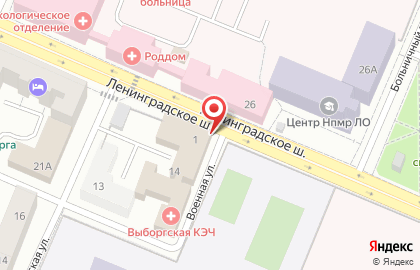 Детская Поликлиника на улице Ленинградское 26 на карте