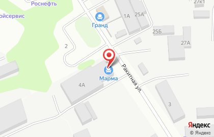 Торгово-производственная компания Марма на Ракитной улице на карте