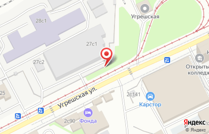 Компания TPT Group на Угрешской улице на карте